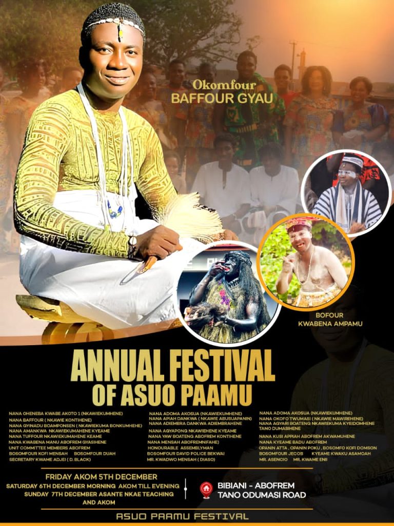 5740A775-B2C5-4906-928D-3C3C45406679-768x1024 Annual Festival of Asuo Paamu Kicks Off in Bibiani-Abofrem