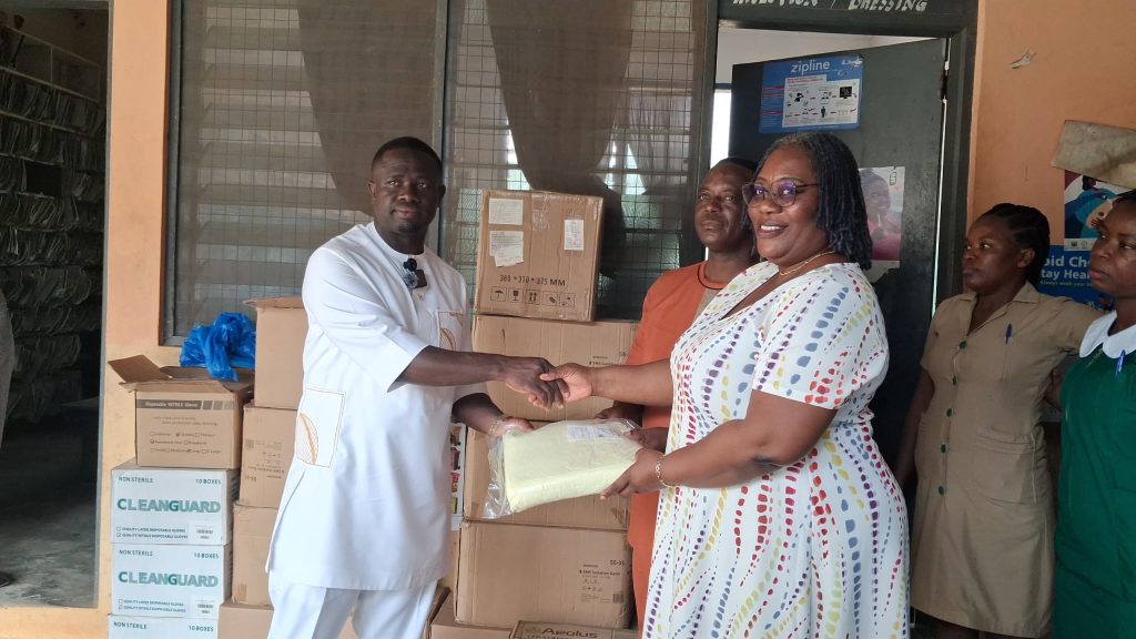 53E8FCBD-618F-4A57-A471-BC45E76DD399-1024x576 Asene Manso Akroso DCE donates to Akyem Asuboa Presby School and Akroso Health Centre