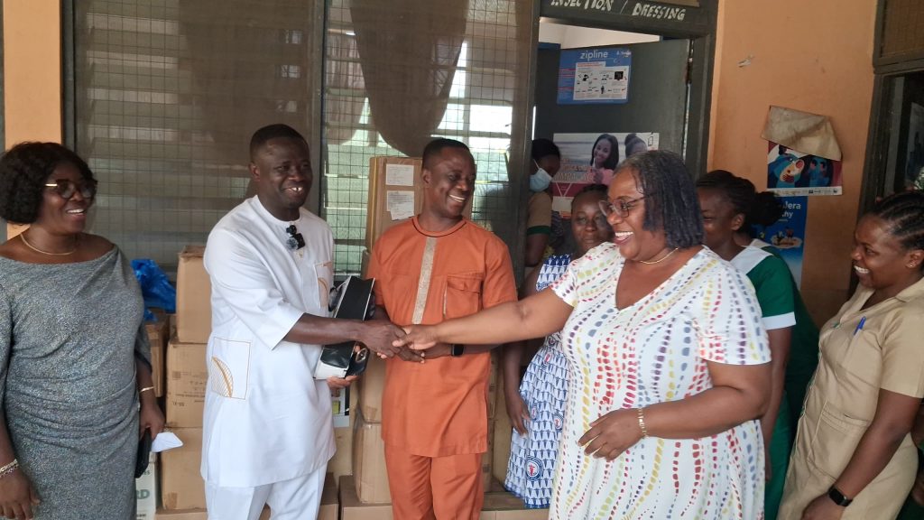 E836171A-098A-4CEE-A942-C6A26AD5A310-1024x576 Asene Manso Akroso DCE donates to Akyem Asuboa Presby School and Akroso Health Centre